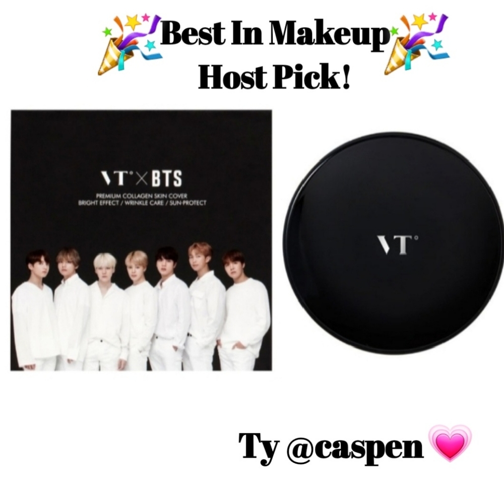 VT Cosmetics VT X BTS Collagen Pact, Black - Picture 1 of 12